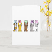 De heer en de heer Wedding feliciteren Kaart (Gele Bloem)