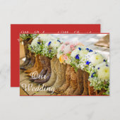 De heer en de heer Wedding Invitation Kaart (Voorkant / Achterkant)