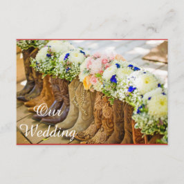 De heer en de heer Wedding Invitation Kaart