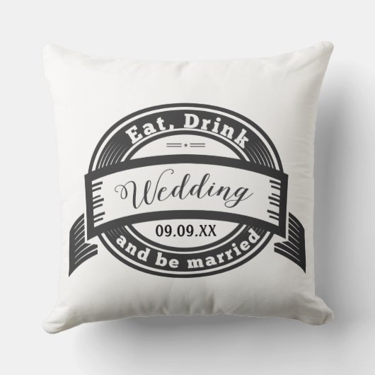 De heer en mevrouw 2nd Wedding Jubileum is Cotton Kussen (Achterkant)