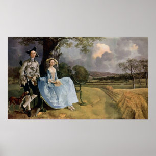 De heer en mevrouw Andrews Poster