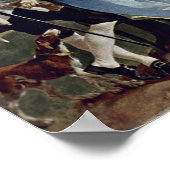 De heer en mevrouw Andrews van Thomas Gainsborough Poster (Hoek)