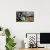 De heer en mevrouw Andrews van Thomas Gainsborough Poster (Thuiskantoor)