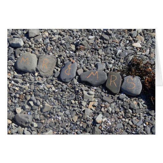 De heer en mevrouw Beach Rocks in Bar Harbour (Voorkant Horizontaal)