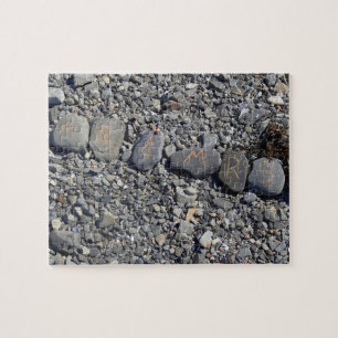 De heer en mevrouw Beach Rocks in Bar Harbour Legpuzzel