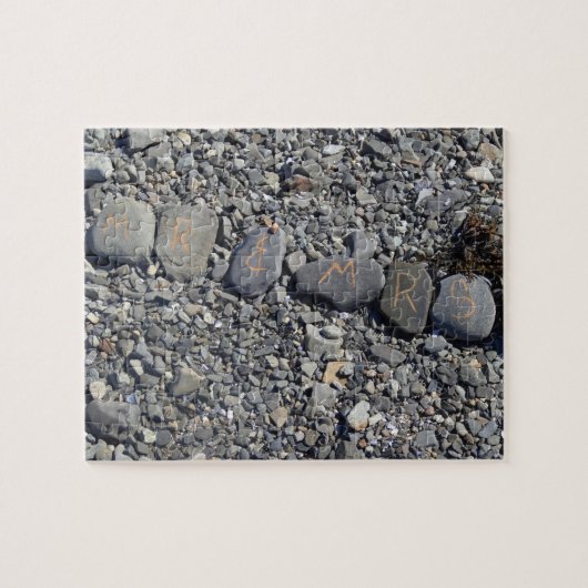 De heer en mevrouw Beach Rocks in Bar Harbour Legpuzzel (Horizontaal)