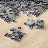 De heer en mevrouw Beach Rocks in Bar Harbour Legpuzzel (Zijkant)