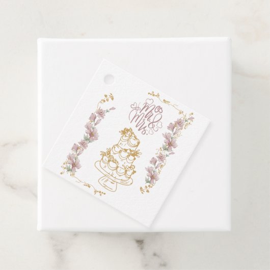 de heer en mevrouw bedankjes labels (In situ)