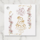 de heer en mevrouw bedankjes labels (Voorkant)