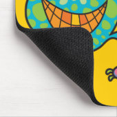 De heer en mevrouw Blob Cartoon Fun Alien Gift Mou Muismat (Hoek)