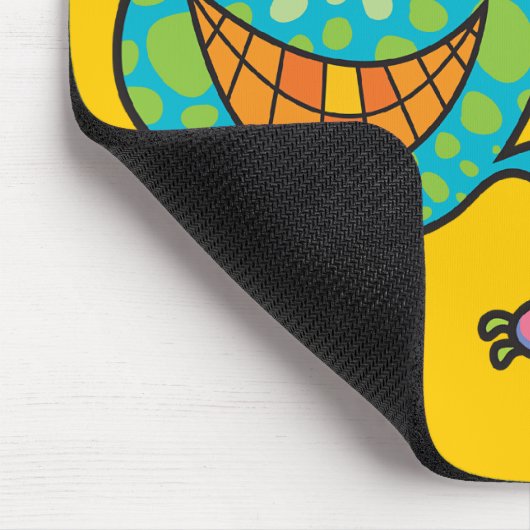 De heer en mevrouw Blob Cartoon Fun Alien Gift Mou Muismat (Hoek)