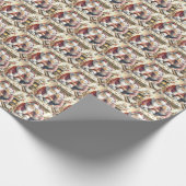 De heer en mevrouw Claus Bakkoekjes Aangepaste Ker Cadeaupapier (Hoek)