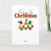 De heer en mevrouw Claus Bakkoekjes Aangepaste Ker Kaart (Achterkant)