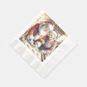 De heer en mevrouw Claus Bakkoekjes Aangepaste Ker Servet (Hoek)