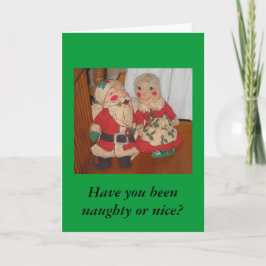 De heer en mevrouw Claus Christmas Kaart