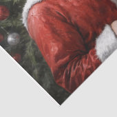 De heer en mevrouw Claus - Decoupage - Tissuepapier (Detail)