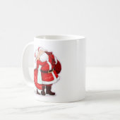 de heer en mevrouw claus koffiemok (Voorkant links)