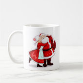 de heer en mevrouw claus koffiemok (Links)