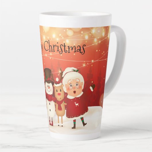 De heer en mevrouw Claus Snowman en Rudolph Latte Mok (Rechterhoek)