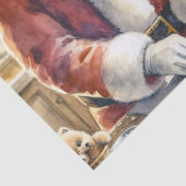 De heer en mevrouw Clause Schattigee Kerstmis Tissuepapier (Detail)