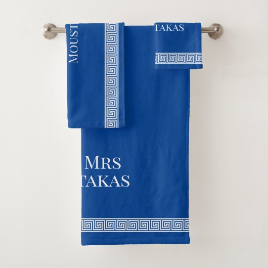 De heer en mevrouw de Griekse minister van Buitenl Bad Handdoek (Insitu)