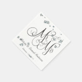 De heer en mevrouw | Diamond Confetti Napkins Servetten (Hoek)