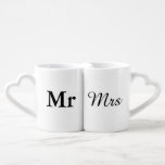 De heer en mevrouw | elegant modern echtpaar loversmokken<br><div class="desc">"Mr en Mrs." Geschikt voor een koppel met elegant modern zwart-wit design. Perfect voor・ Lovers/Couple・ Pas getrouwd・ Wedding-verjaardag・ Valentijnsdag Klik op de knop Aanpassen om het ontwerp aan te passen door de achtergrondkleur te kiezen die u wilt en zelfs uw eigen tekst toe te voegen. Overeenkomende objecten zijn ook in...</div>