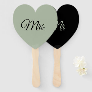 de heer en mevrouw fans/peddels Hand Fan Handwaaier