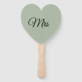 de heer en mevrouw fans/peddels Hand Fan Handwaaier (Voorkant)