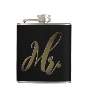 De heer en mevrouw Flask stelden de Heup Wedding F Heupfles