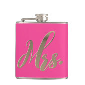 De heer en mevrouw Flask stelden de Heup Wedding F Heupfles (Voorkant)