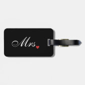 De heer en mevrouw gepersonaliseerde Bagagelabels (Achterkant horizontaal)