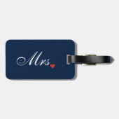 De heer en mevrouw gepersonaliseerde Bagagelabels (Achterkant horizontaal)