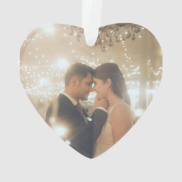 De heer en mevrouw gepersonaliseerde foto ornament