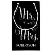 De heer en mevrouw Gift Bag Klein Cadeauzakje (Achterkant)