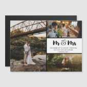 De heer en mevrouw Hartelijk dank U Foto Collage (Voorkant / Achterkant)