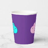 de heer en mevrouw hearts favour box papieren bekers (Rechts)