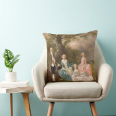 De heer en mevrouw John Gravenor en hun Daughters, Kussen (Stoel)