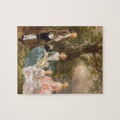 De heer en mevrouw John Gravenor en hun Daughters, Legpuzzel (Horizontaal)