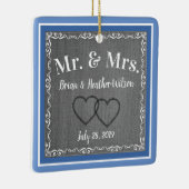 De heer en mevrouw Keepomwille Keramisch Ornament (Rechts)