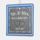 De heer en mevrouw Keepomwille Keramisch Ornament (Links)