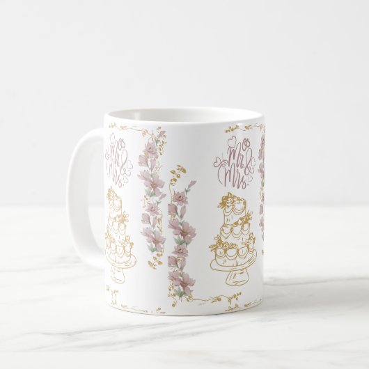 de heer en mevrouw koffiemok (Voorkant links)