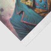 De heer en mevrouw Mad Hatters Decoupage Tissuepapier (Detail)