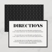 De heer en mevrouw Modern Bold Directions Kaart (Voorkant / Achterkant)