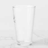 De heer en mevrouw | Modern script aangepast Glas (Links)