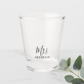 De heer en mevrouw | Modern script aangepast Shot Glas