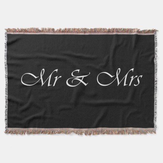 De heer en mevrouw Monogram Deken (Voorkant)