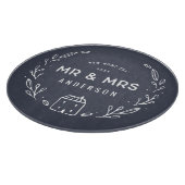 De heer en mevrouw new home snijplank (Hoek)