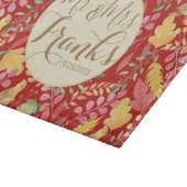 De heer en mevrouw Personalized Autumn Cutting Boa Snijplank (Hoek)