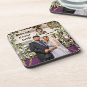 De heer en mevrouw Philip R Newby Beverage Coaster Bier Onderzetter (Linkerzijde)